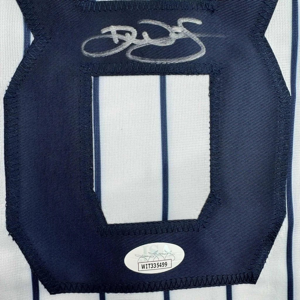 Autographed Devin Williams New York Pinstripe Baseball Jersey JSA COA | Authenticated Signed Sports Jersey | vintageantiquesgifts.com