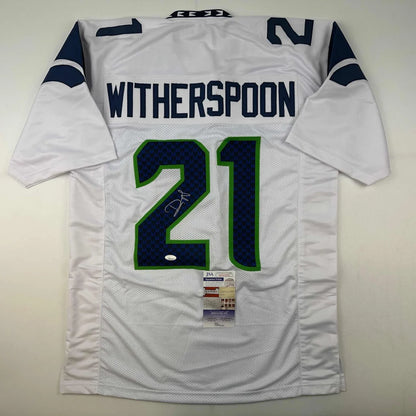 Autographed Witherspoon 21 custom jersey from professional sports league collectible
