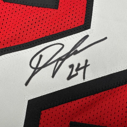 Autographed Devonta Freeman Atlanta Falcons red custom jersey number 24