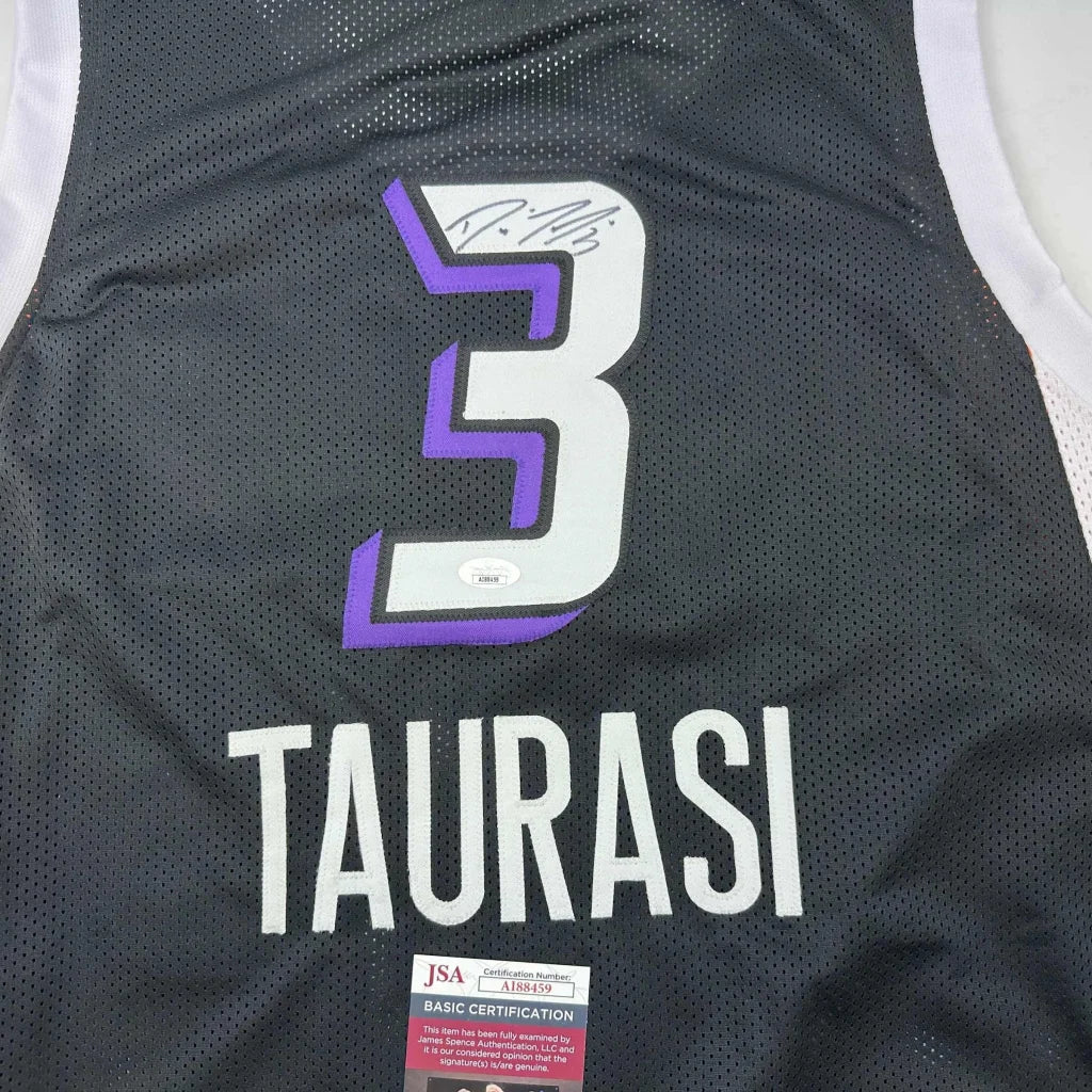 Autographed Diana Taurasi custom jersey, Phoenix black mesh with white number 3
