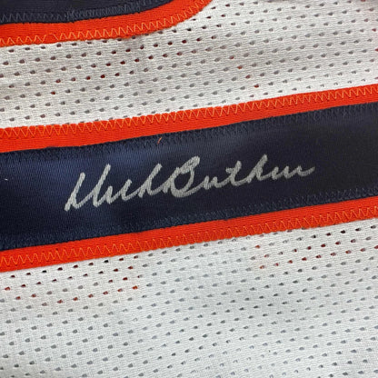 Autographed Dick Butkus Chicago White Football Jersey JSA COA | Authenticated Signed Sports Jersey | vintageantiquesgifts.com