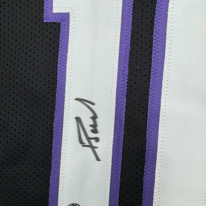 Autographed Domantas Sabonis Sacramento Black Basketball Jersey Beckett BAS COA | Authenticated Signed Sports Jersey | vintageantiquesgifts.com