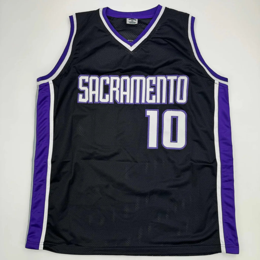 Autographed Domantas Sabonis Sacramento Black Basketball Jersey Beckett BAS COA | Authenticated Signed Sports Jersey | vintageantiquesgifts.com
