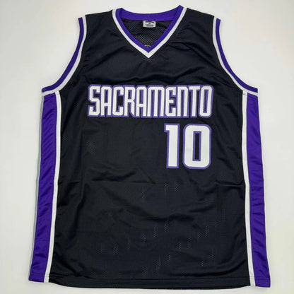 Autographed Domantas Sabonis Sacramento Black Basketball Jersey Beckett BAS COA | Authenticated Signed Sports Jersey | vintageantiquesgifts.com