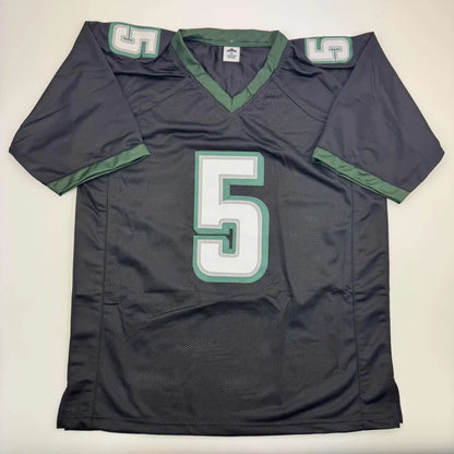 Autographed Donovan McNabb Philadelphia Black Football Jersey JSA COA | Authenticated Signed Sports Jersey | vintageantiquesgifts.com