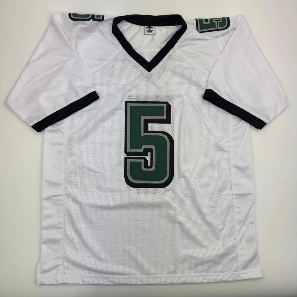 Autographed Donovan McNabb Philadelphia White Football Jersey JSA COA | Authenticated Signed Sports Jersey | vintageantiquesgifts.com