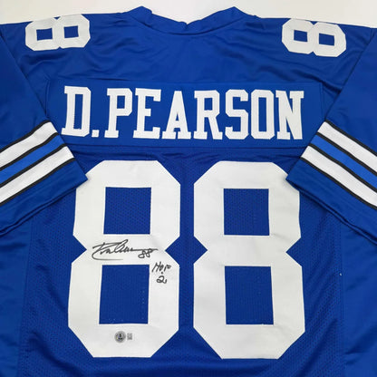 Blue D Pearson 88 signed custom jersey from professional sports league for collectors