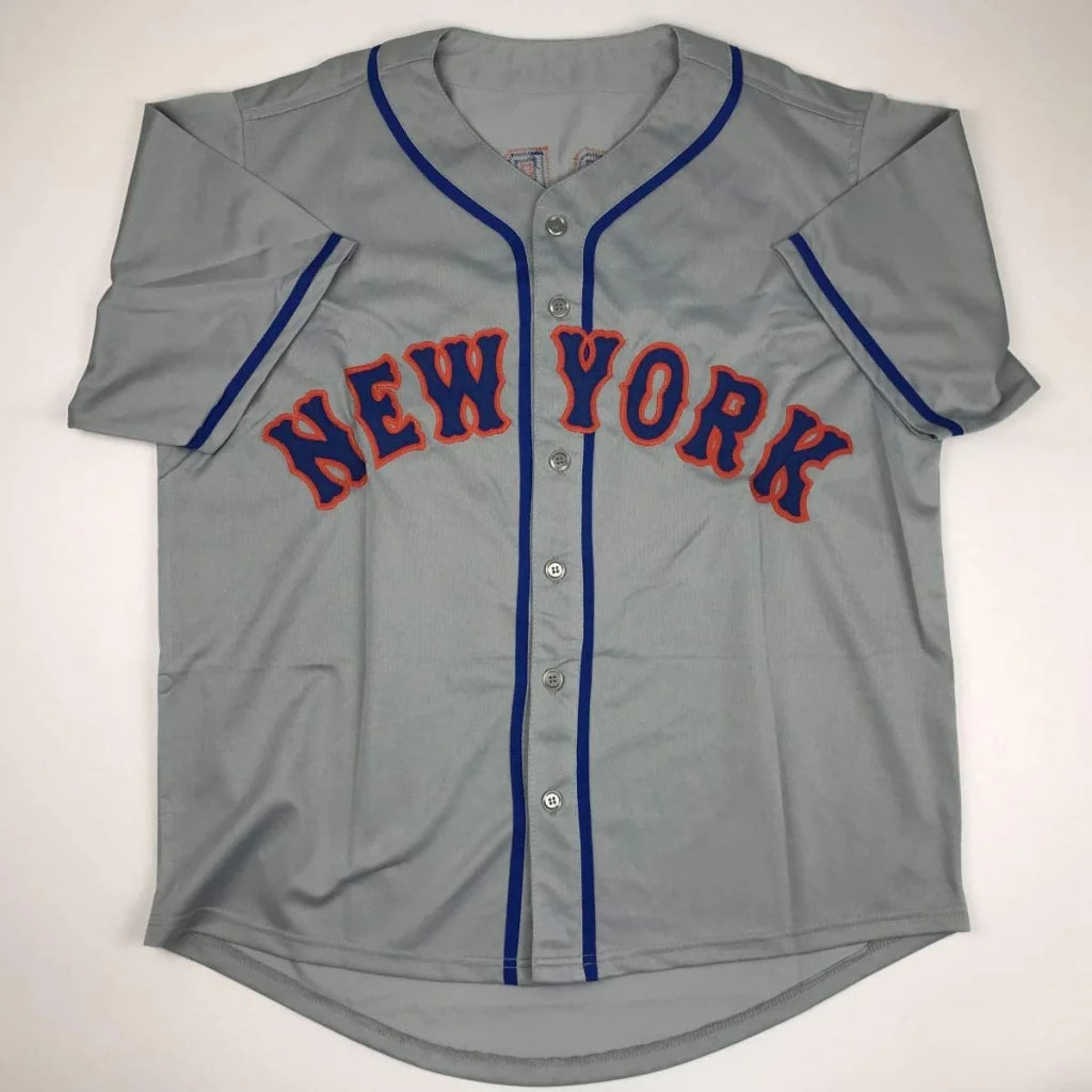 Autographed Dwight Doc Gooden New York Grey Baseball Jersey JSA COA | Authenticated Signed Sports Jersey | vintageantiquesgifts.com