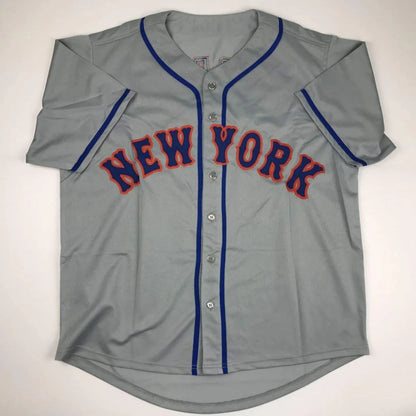 Autographed Dwight Doc Gooden New York Grey Baseball Jersey JSA COA | Authenticated Signed Sports Jersey | vintageantiquesgifts.com
