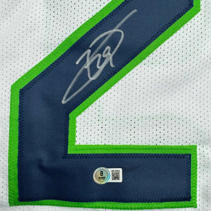 Autographed Earl Thomas III Seattle White Football Jersey Beckett BAS COA | Authenticated Signed Sports Jersey | vintageantiquesgifts.com