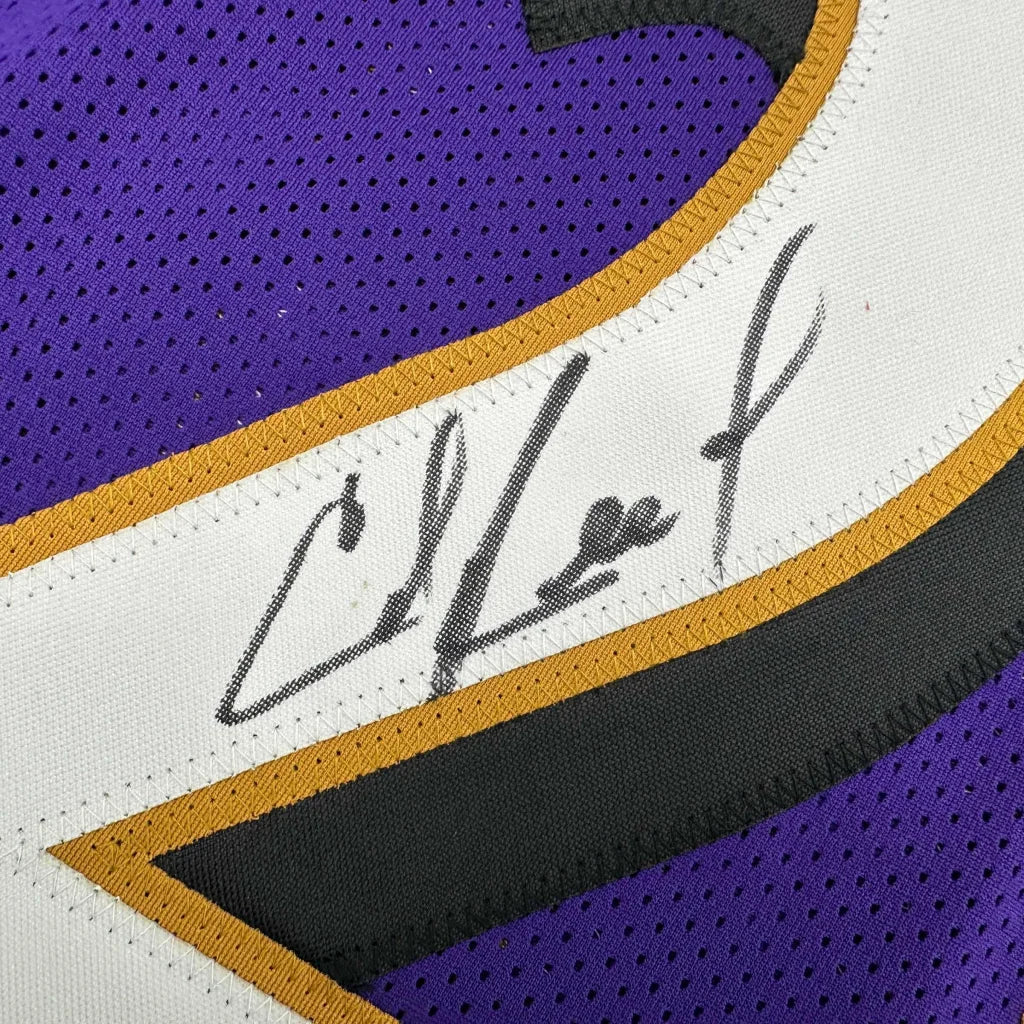 Autographed Ed Reed Baltimore Purple Football Jersey Beckett BAS COA | Authenticated Signed Sports Jersey | vintageantiquesgifts.com