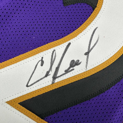 Autographed Ed Reed Baltimore Purple Football Jersey Beckett BAS COA | Authenticated Signed Sports Jersey | vintageantiquesgifts.com