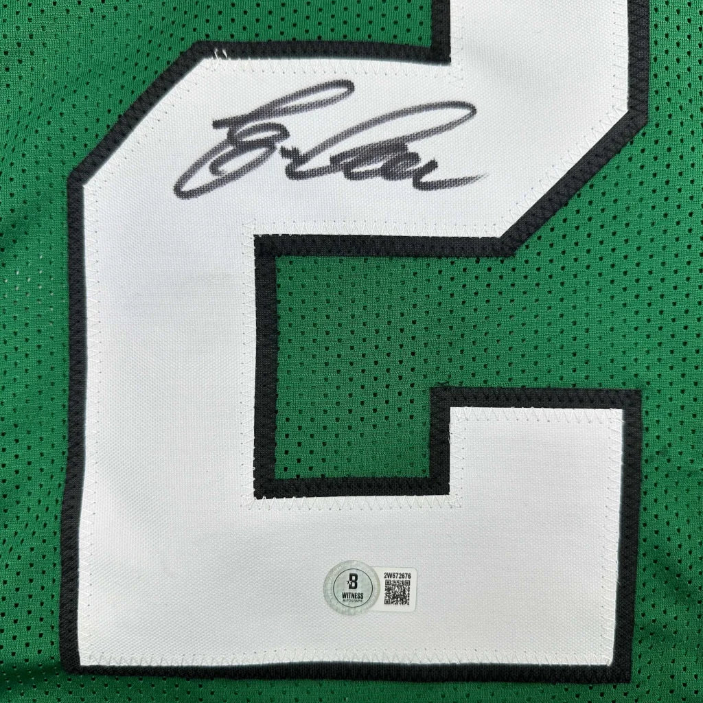 Autographed Eric Allen Philadelphia Kelly Green Football Jersey Beckett BAS COA | Authenticated Signed Sports Jersey | vintageantiquesgifts.com