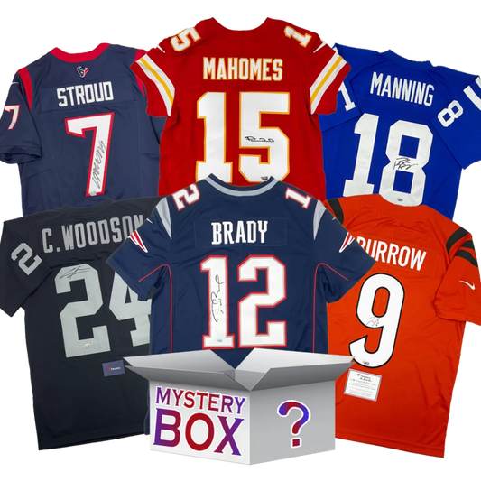 Autographed Fanatics Authentic Football Jersey Mystery Box with Fanatics COA | Hall of Fame Sports Memorabilia | vintageantiquesgifts.com
