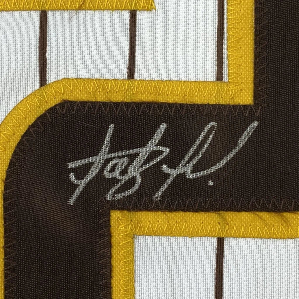 Autographed Fernando Tatis Jr. San Diego Pinstripe Baseball Jersey JSA COA | Authenticated Signed Sports Jersey | vintageantiquesgifts.com