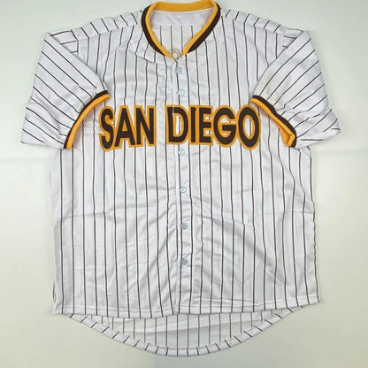 Autographed Fernando Tatis Jr. San Diego Pinstripe Baseball Jersey JSA COA | Authenticated Signed Sports Jersey | vintageantiquesgifts.com