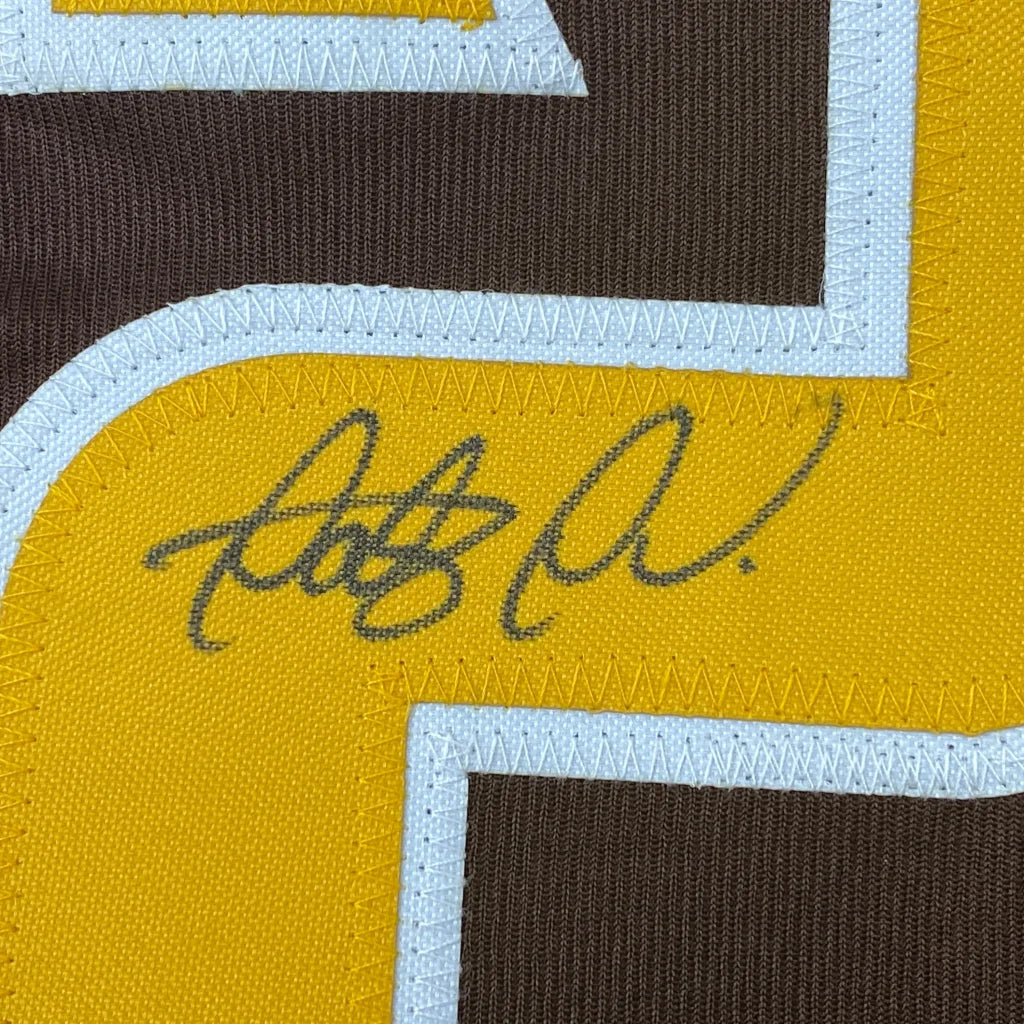 Autographed Fernando Tatis Jr. Slam Diego San Brown Baseball Jersey JSA COA | Authenticated Signed Sports Jersey | vintageantiquesgifts.com