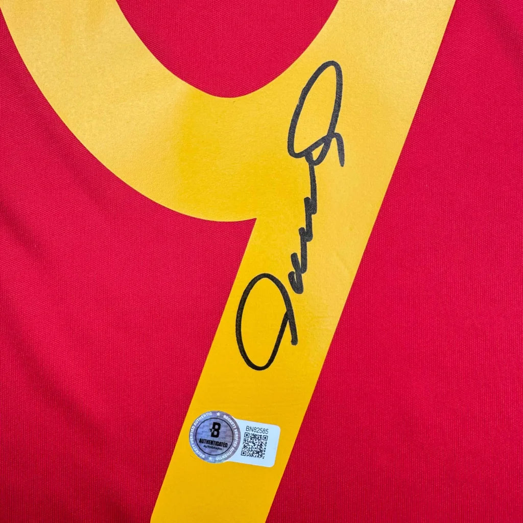 Autographed Fernando Torres Spain Red World Cup Soccer Futbol Jersey Beckett BAS COA | Authenticated Signed Sports Jersey | vintageantiquesgifts.com