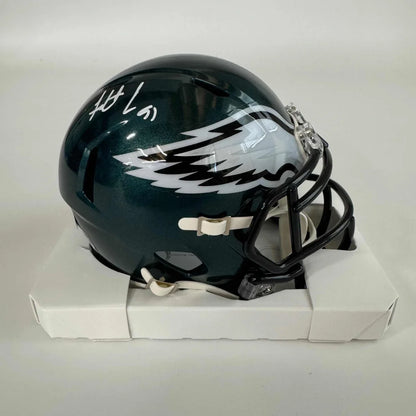 Autographed Fletcher Cox Philadelphia Eagles Mini Football Helmet Beckett COA | Hall of Fame Sports Memorabilia | vintageantiquesgifts.com