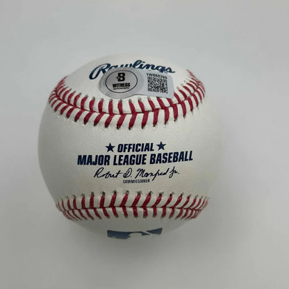 Autographed Frank Thomas Rawlings Official MLB Baseball with Red Stitching