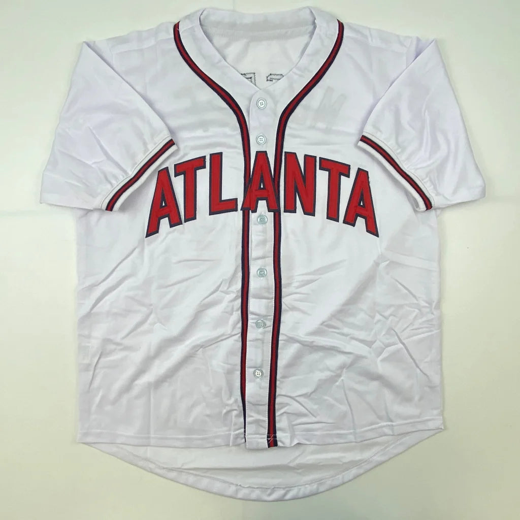 Autographed Fred McGriff Atlanta White Baseball Jersey JSA COA | Authenticated Signed Sports Jersey | vintageantiquesgifts.com