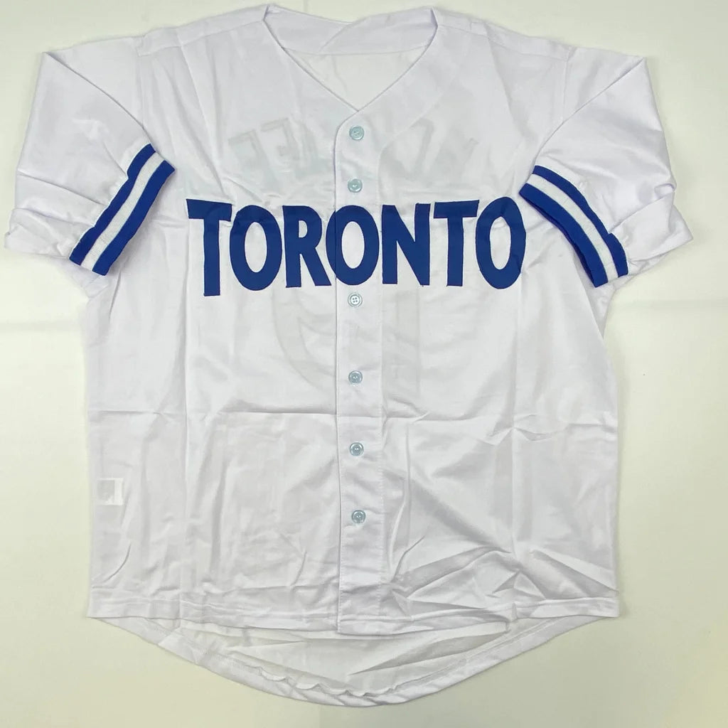 Autographed Fred McGriff Toronto White Baseball Jersey JSA COA | Authenticated Signed Sports Jersey | vintageantiquesgifts.com