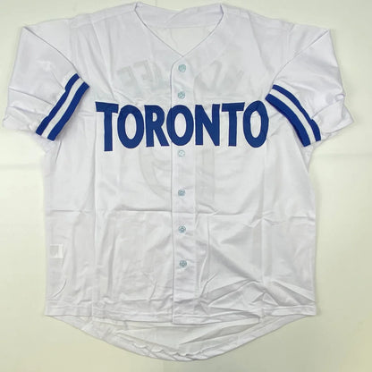 Autographed Fred McGriff Toronto White Baseball Jersey JSA COA | Authenticated Signed Sports Jersey | vintageantiquesgifts.com