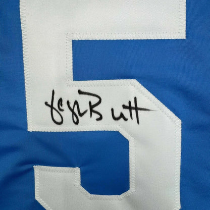 Autographed George Brett Kansas City Blue Baseball Jersey JSA COA | Authenticated Signed Sports Jersey | vintageantiquesgifts.com