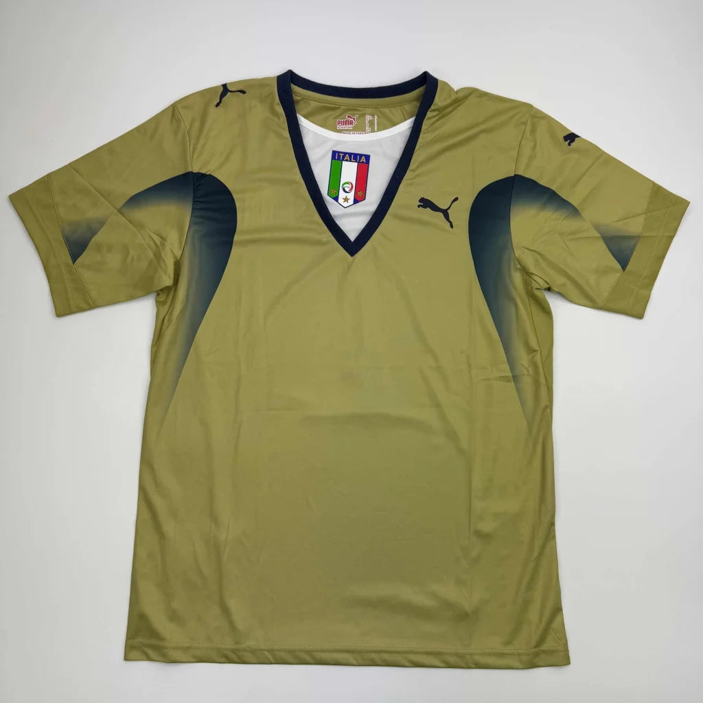 Autographed Gianluigi Buffon Italy Gold Soccer Futbol Jersey Beckett BAS COA | Authenticated Signed Sports Jersey | vintageantiquesgifts.com