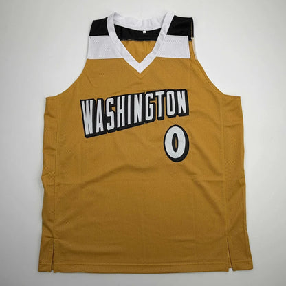 Autographed Gilbert Arenas Washington Gold Basketball Jersey Beckett BAS COA | Authenticated Signed Sports Jersey | vintageantiquesgifts.com