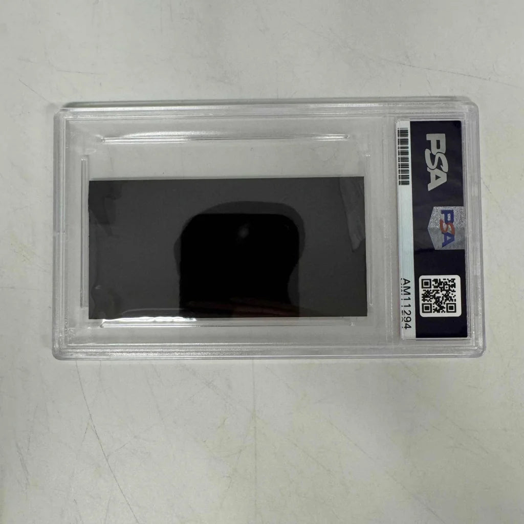 PSA graded Chris Bosh signed bookplate collectible card in clear plastic slab