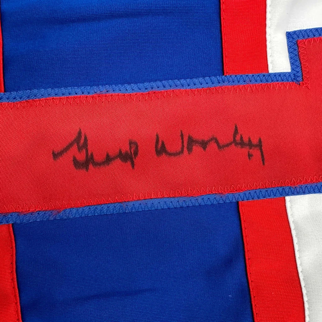 Autographed Gump Worsley Montreal White Hockey Jersey JSA COA | Authenticated Signed Sports Jersey | vintageantiquesgifts.com