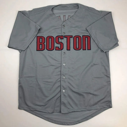 Autographed Hanley Ramirez Boston Grey Baseball Jersey JSA COA | Authenticated Signed Sports Jersey | vintageantiquesgifts.com