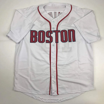 White Hanley Ramirez Boston custom jersey with JSA COA autograph for fans