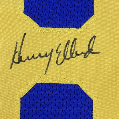 Autographed Henry Ellard Los Angeles LA Blue Football Jersey JSA COA | Authenticated Signed Sports Jersey | vintageantiquesgifts.com