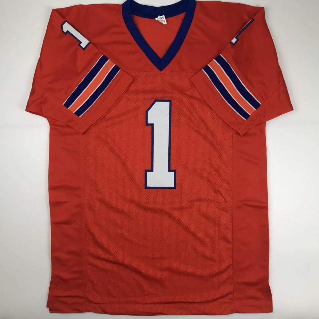 Autographed Henry Winkler Coach Klein The Waterboy SCLSU Mud Dogs Orange Football Jersey JSA COA | Authenticated Signed Sports Jersey | vintageantiquesgifts.com