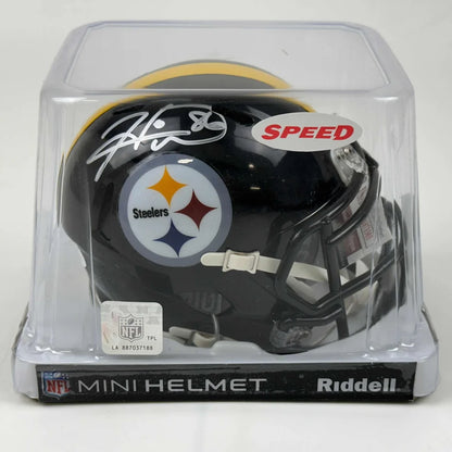 Autographed Hines Ward Pittsburgh Steelers Mini Football Helmet JSA COA | Authenticated Signed Sports Collectible | vintageantiquesgifts.com