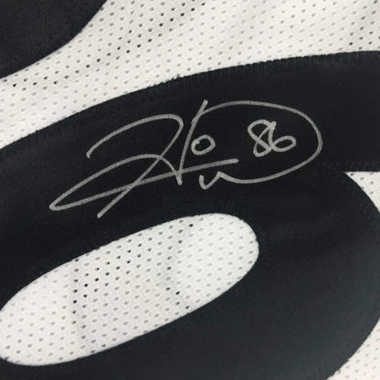 Autographed white custom jersey with black numbering from Professional Sports League