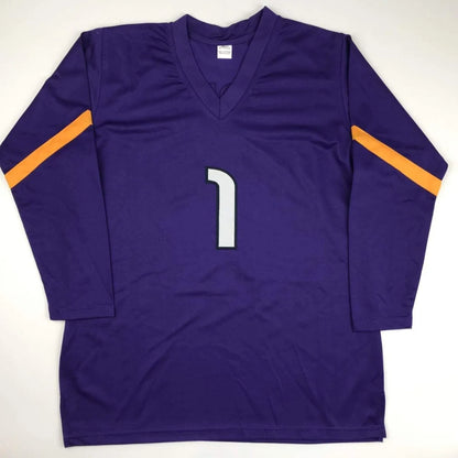 Autographed Hope Solo Purple Long Sleeve Soccer Team USA World Cup Jersey JSA COA | Authenticated Signed Sports Jersey | vintageantiquesgifts.com