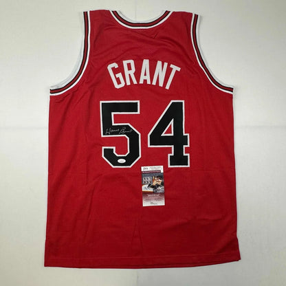 Autographed Horace Grant Chicago Red Basketball Jersey JSA COA | Hall of Fame Sports Memorabilia | vintageantiquesgifts.com