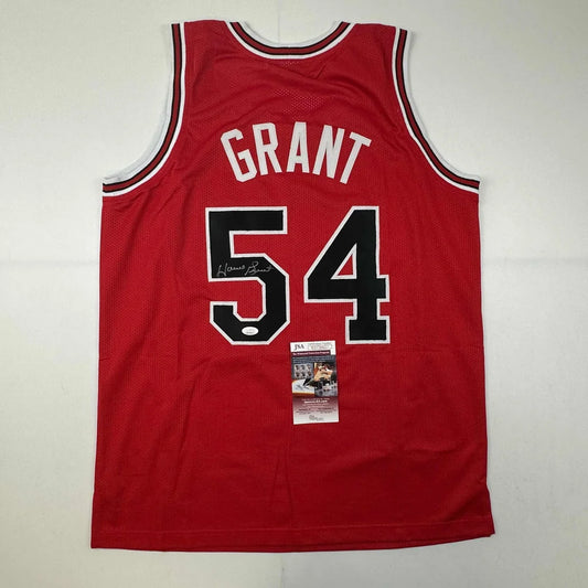 Autographed Horace Grant Chicago Red Basketball Jersey JSA COA | Hall of Fame Sports Memorabilia | vintageantiquesgifts.com