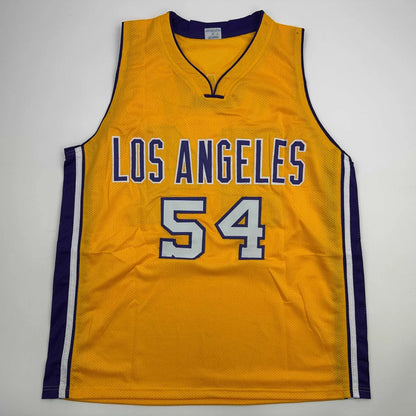 Autographed Horace Grant Los Angeles Yellow Basketball Jersey JSA COA | Authenticated Signed Sports Jersey | vintageantiquesgifts.com