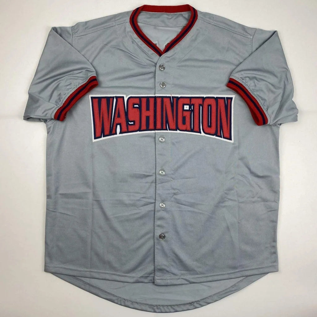Autographed Howie Kendrick Washington Grey Baseball Jersey JSA COA | Authenticated Signed Sports Jersey | vintageantiquesgifts.com