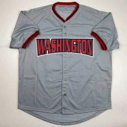 Autographed Howie Kendrick Washington Grey Baseball Jersey JSA COA | Authenticated Signed Sports Jersey | vintageantiquesgifts.com