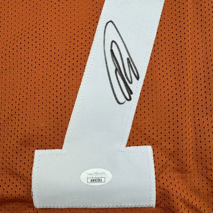 Autographed Isaiah Bond Texas Orange College Football Jersey JSA COA | Authenticated Signed Sports Jersey | vintageantiquesgifts.com