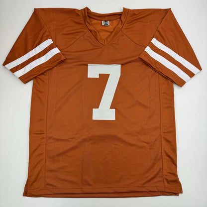 Autographed Isaiah Bond Texas Orange College Football Jersey JSA COA | Authenticated Signed Sports Jersey | vintageantiquesgifts.com