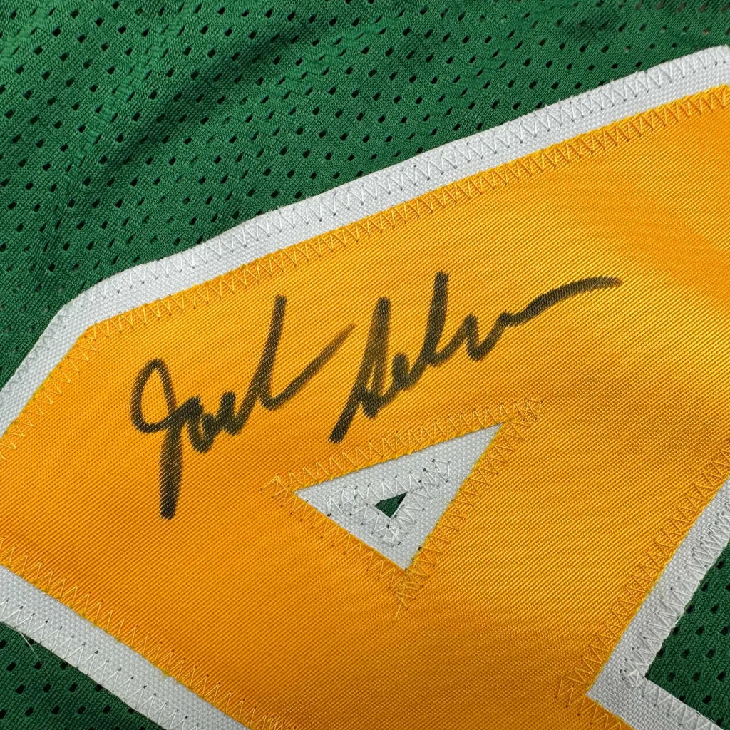 Autographed Jack Sikma Seattle Green Basketball Jersey JSA COA | Authenticated Signed Sports Jersey | vintageantiquesgifts.com