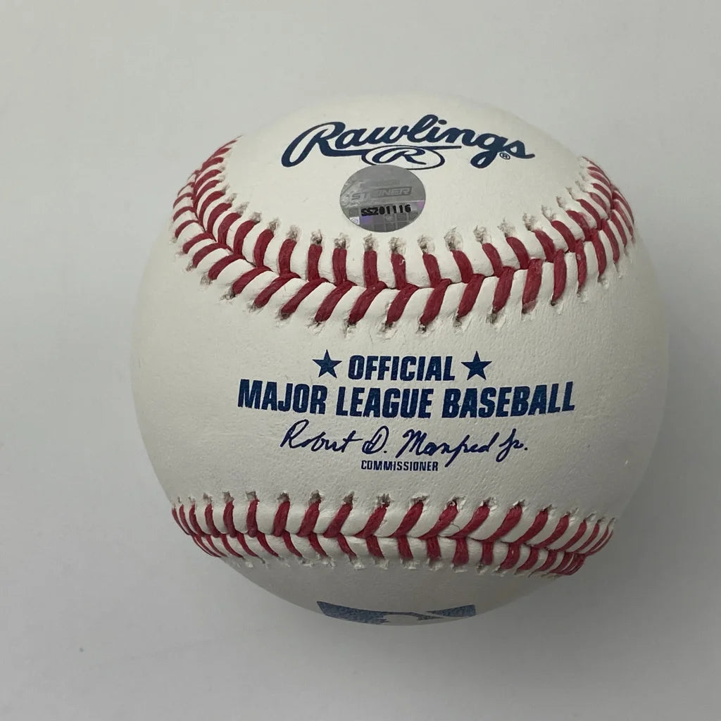 Autographed Jacob deGrom Rawlings Official MLB Baseball with Red Stitching