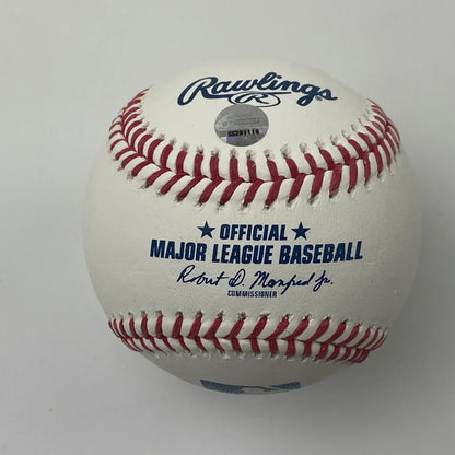 Autographed Jacob deGrom Rawlings Official MLB Baseball with Red Stitching