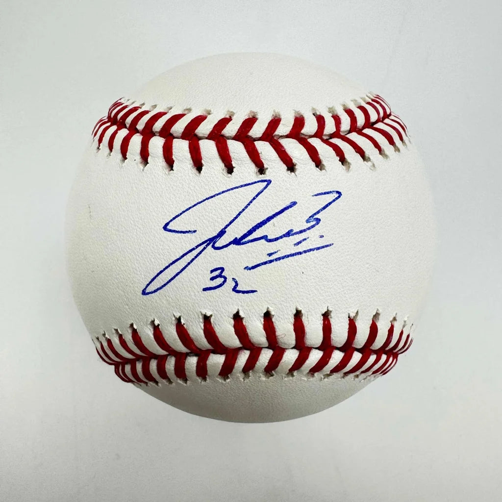 Autographed Jacob Misiorowski Rawlings Official Major League ROML Baseball PROVA COA | Hall of Fame Sports Memorabilia | vintageantiquesgifts.com